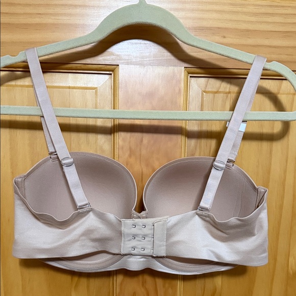 Aerie Real Sunnie Strapless Cream Beige Underwire Bra, Size 36DD. NWT - Picture 4 of 11